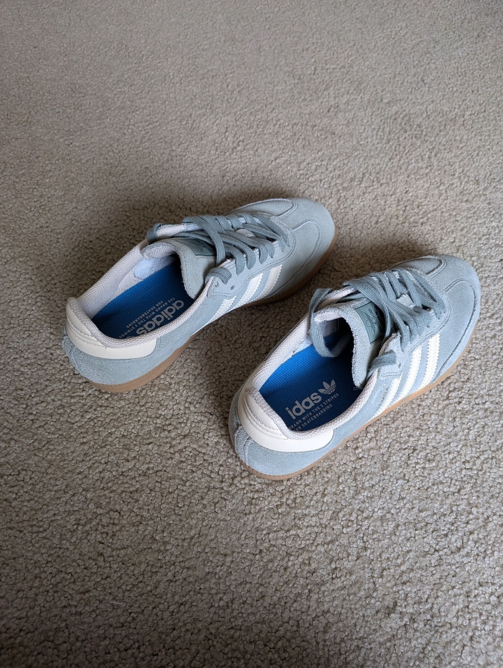 Adidas Sambas ADV in Teal Suede, Women's 7 EUC - Picture 2 of 5